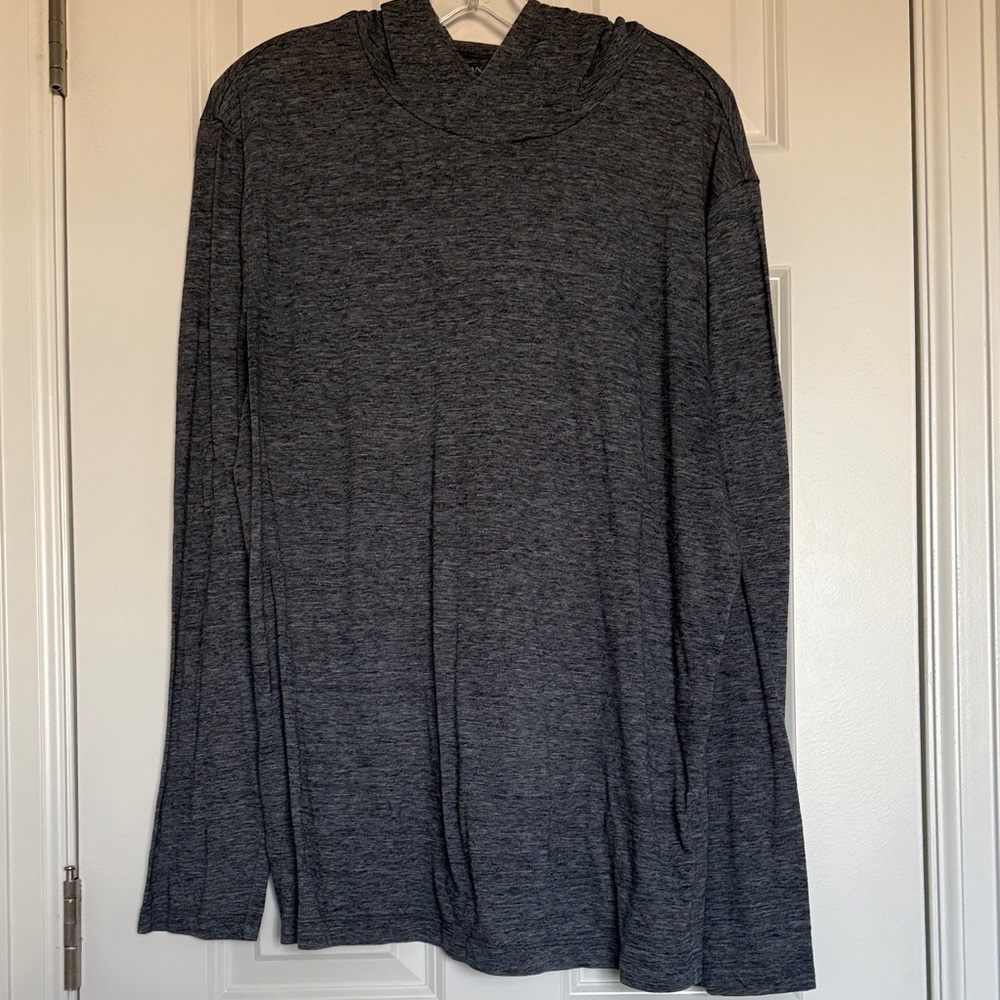 Banana Republic Gray Vintage Tee with Hood